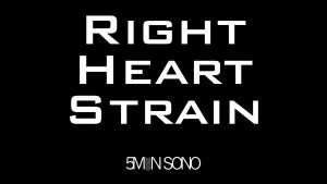 Right heart strain