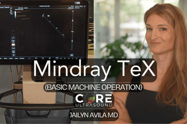 Mindray TeX Ultrasound Machine Core Ultrasound