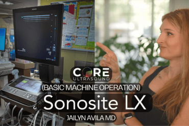 Core Ultrasound Machine Tutorial Sonosite LX